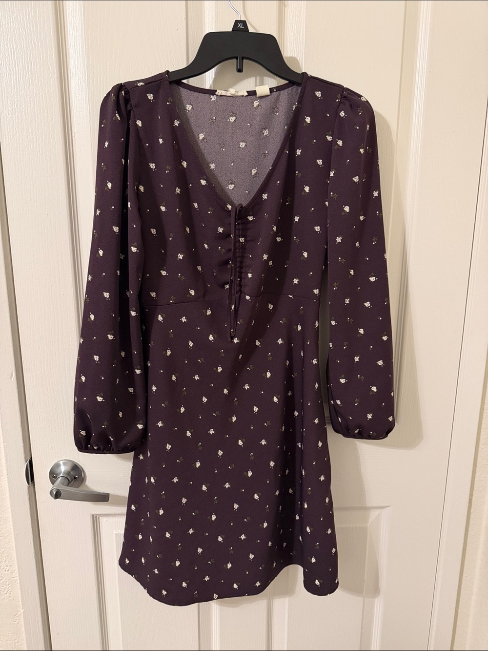 Levi's Plum Mini Dress with White Floral Print